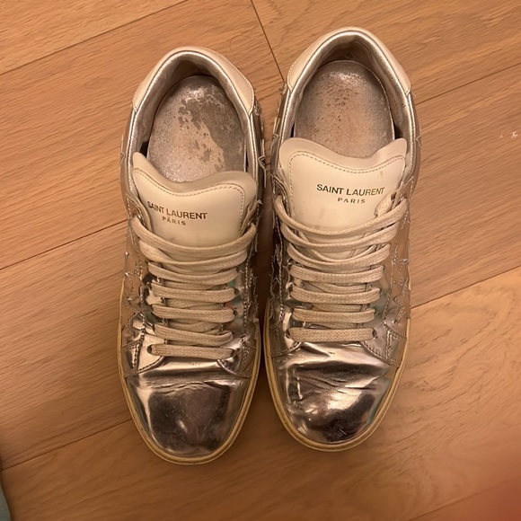 Saint Laurent Court Classic California Sneakers in mirror - Picture 3 of 8